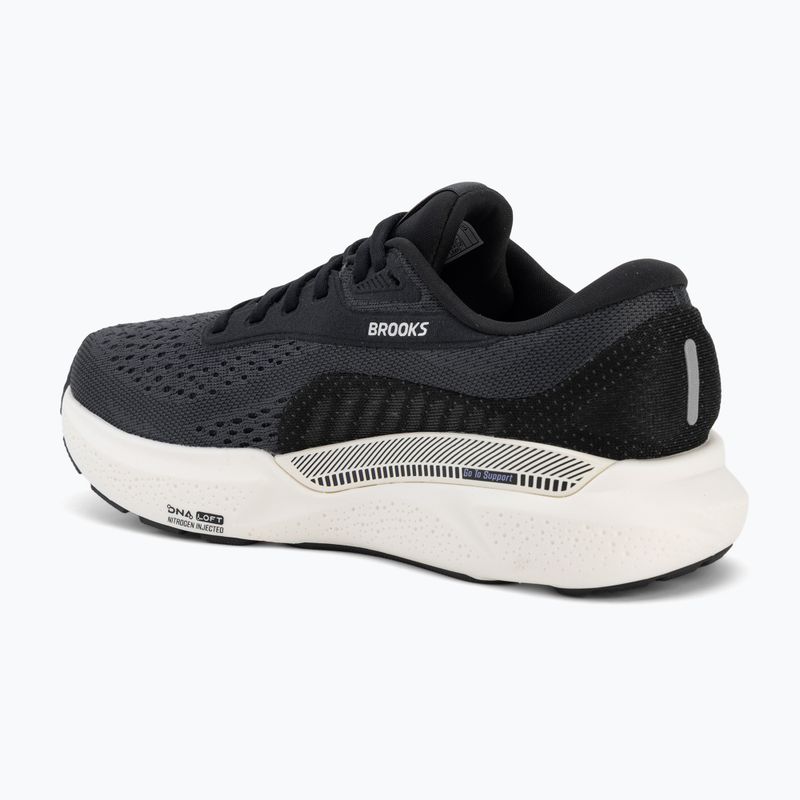 Buty do biegania damskie Brooks Adrenaline GTS 24 ebony/blue heron/silver 3