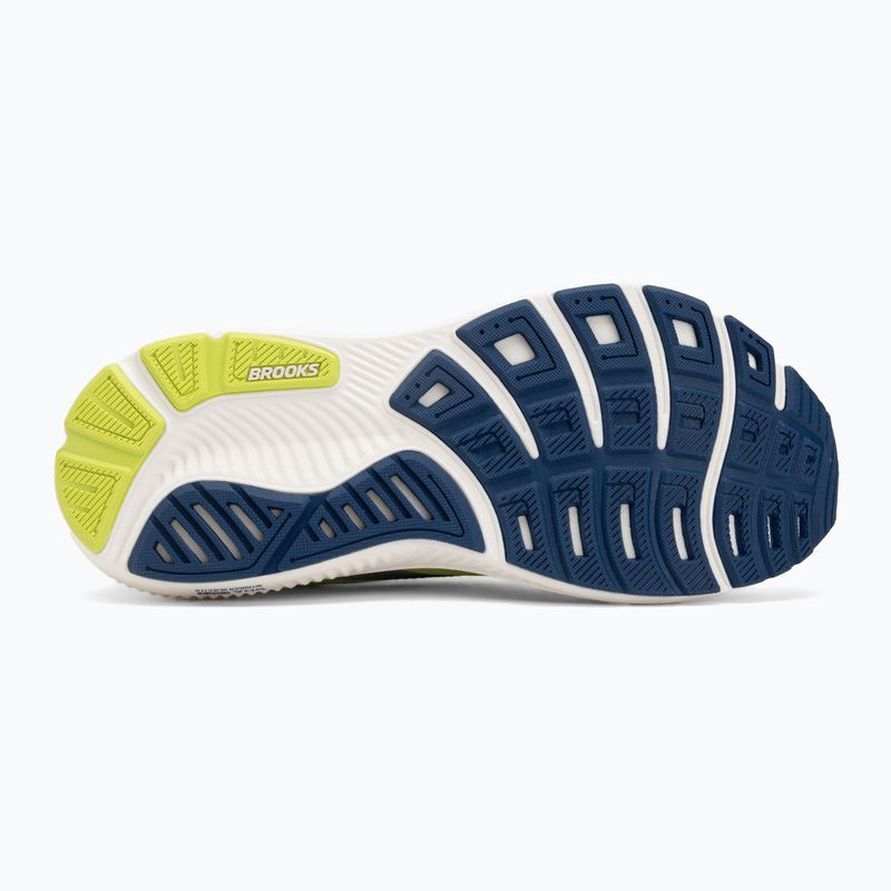 Buty do biegania męskie Brooks Ghost 17 acid lime/navy/white 4