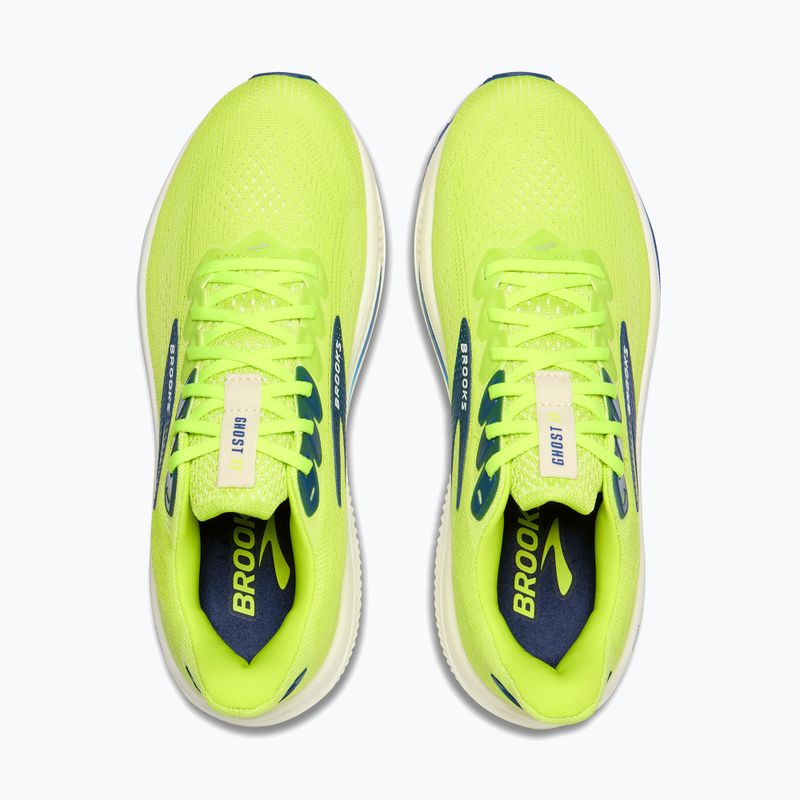 Buty do biegania męskie Brooks Ghost 17 acid lime/navy/white 8