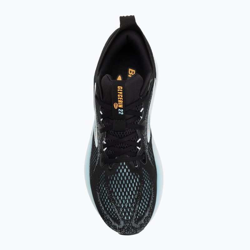 Buty do biegania męskie Brooks Glycerin 22 black/atomizer/blazing orange 5
