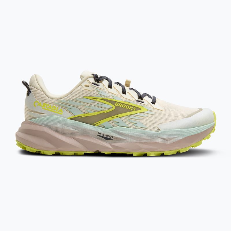 Buty do biegania damskie Brooks Cascadia 19 coconut/misty blue/ebony 2