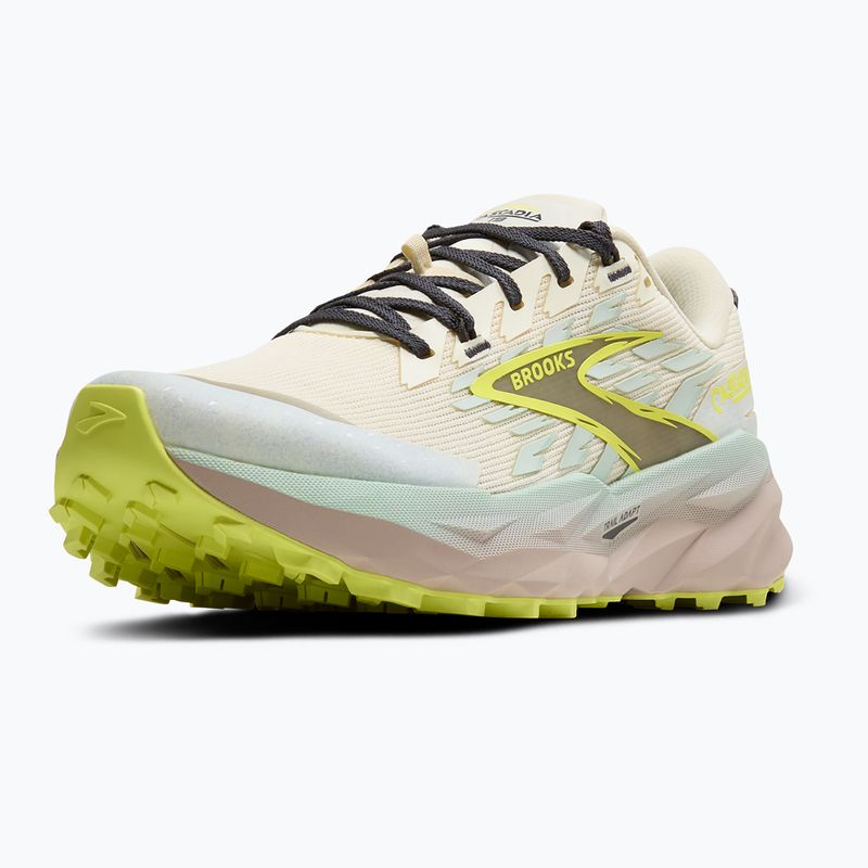 Buty do biegania damskie Brooks Cascadia 19 coconut/misty blue/ebony 4