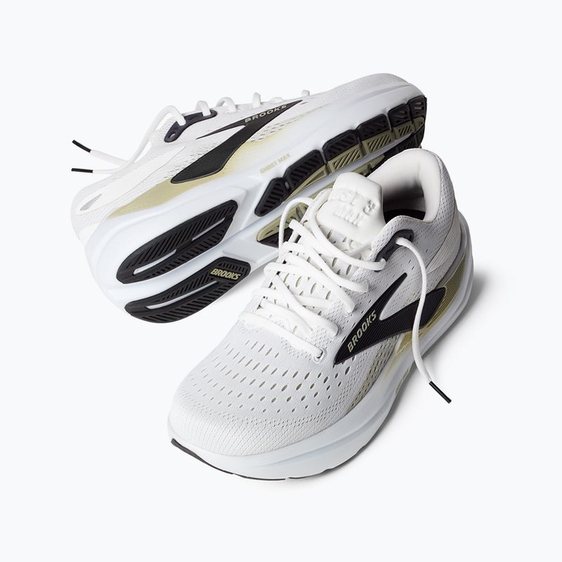 Buty do biegania męskie Brooks Ghost Max 3 bright white/tea/black 9