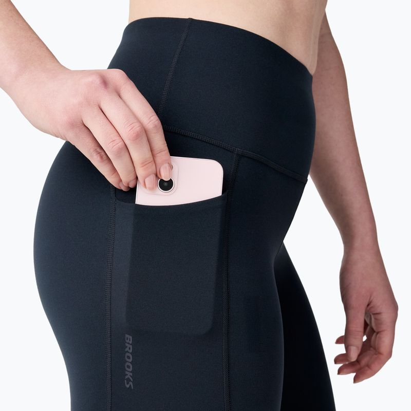 Legginsy do biegania damskie Brooks Chaser 7/8 Tight black 4