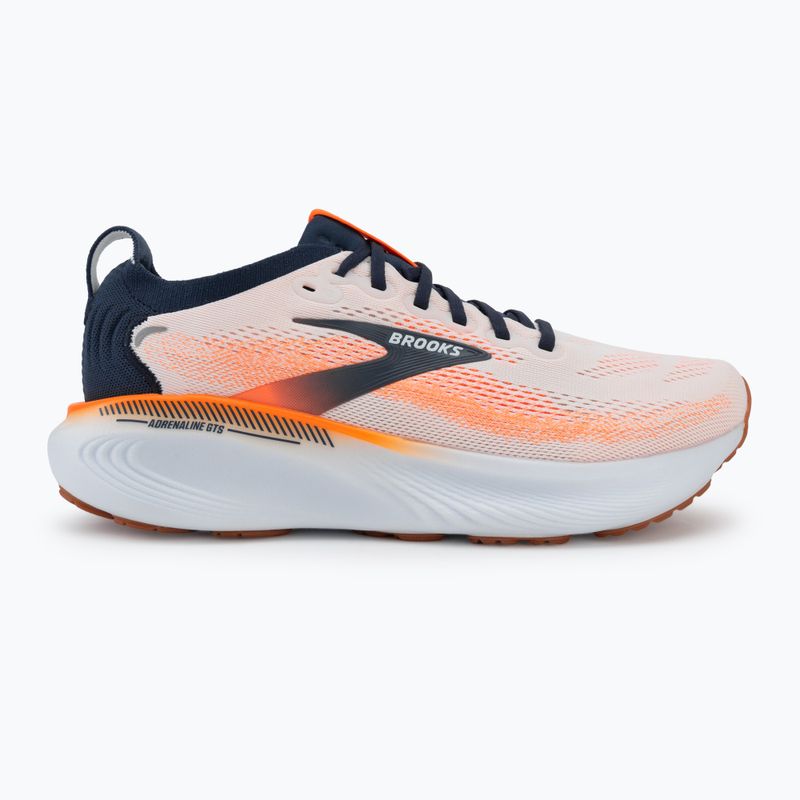 Buty do biegania męskie Brooks Adrenaline GTS 25 white/spellbound/orange 2