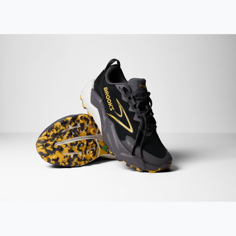 Buty do biegania męskie Brooks Caldera 8 black/rabbit/zest 8