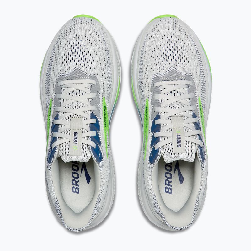 Buty do biegania męskie Brooks Ghost 17 oyster/beacon blue/gecko 7