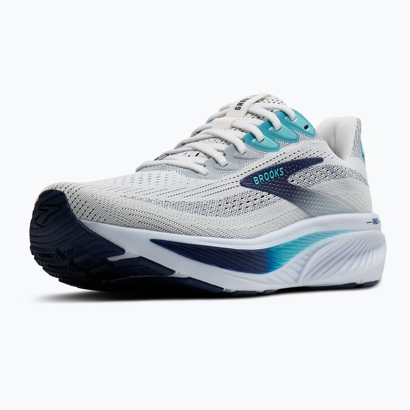 Buty do biegania męskie Brooks Ghost 17 white/beacon blue/ipanema 4