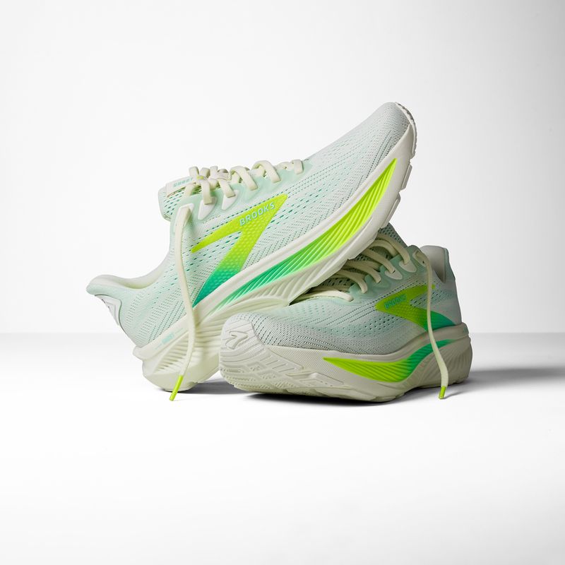 Buty do biegania damskie Brooks Ghost 17 bluewash/nightlife/yucca 8