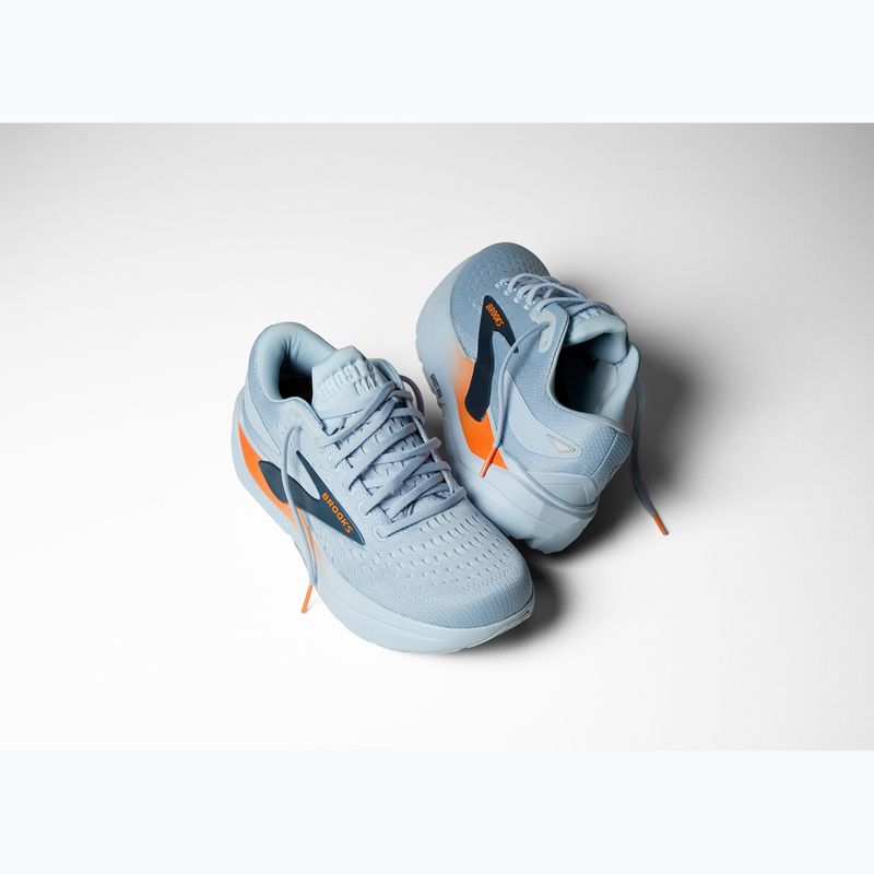 Buty do biegania męskie Brooks Ghost Max 3 skyway/blue/orange 8