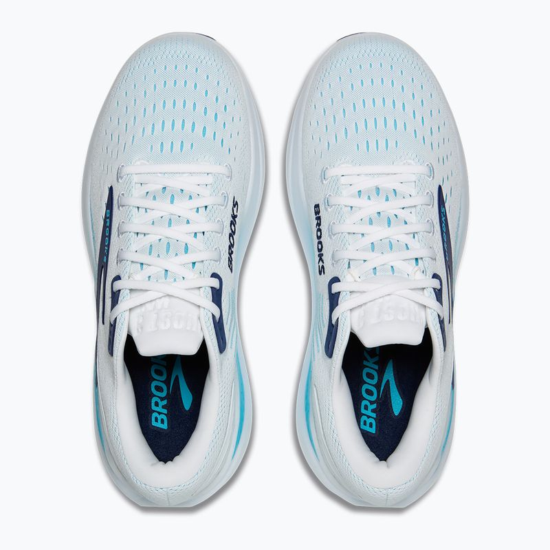 Buty do biegania męskie Brooks Ghost Max 3 bright white/beacon blue/teal 7