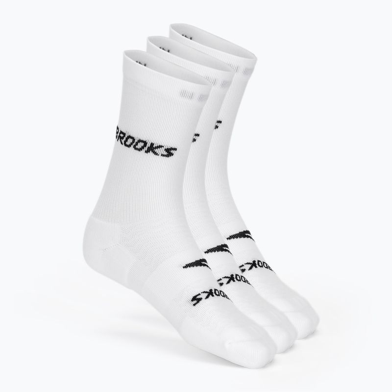Skarpety do biegania Brooks Run-In Crew 3-Pack white