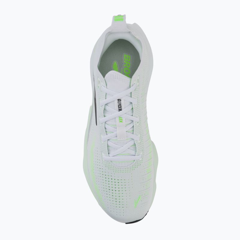 Buty do biegania męskie Brooks Glycerin Flex white/green gecko/phantom 5