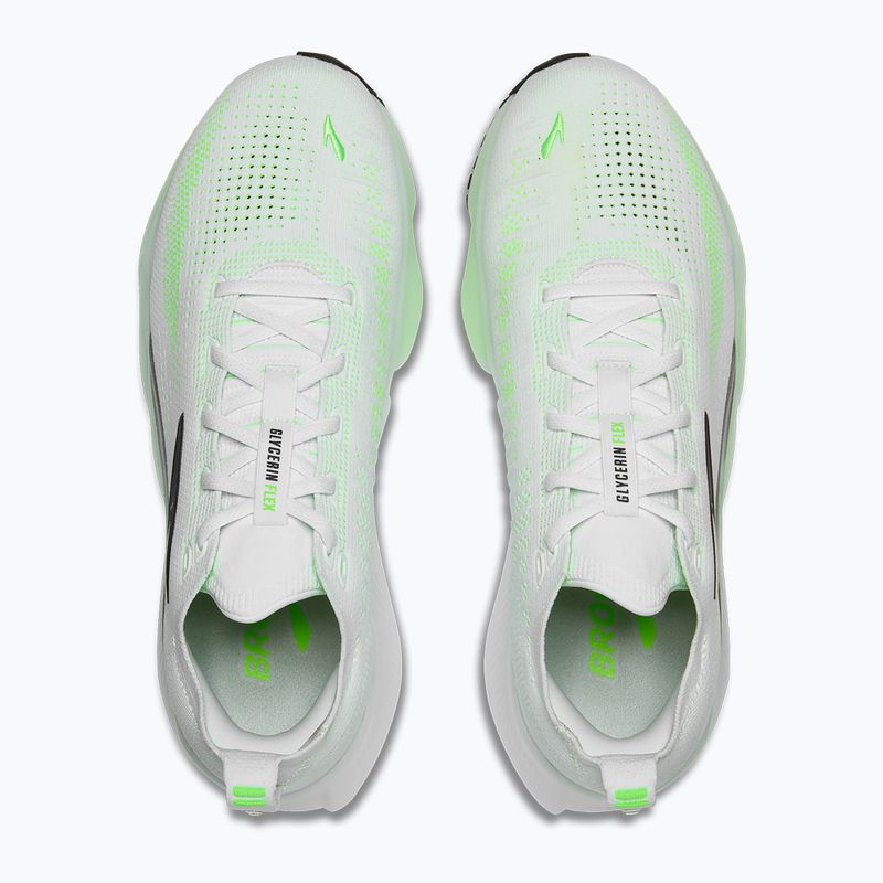Buty do biegania męskie Brooks Glycerin Flex white/green gecko/phantom 7