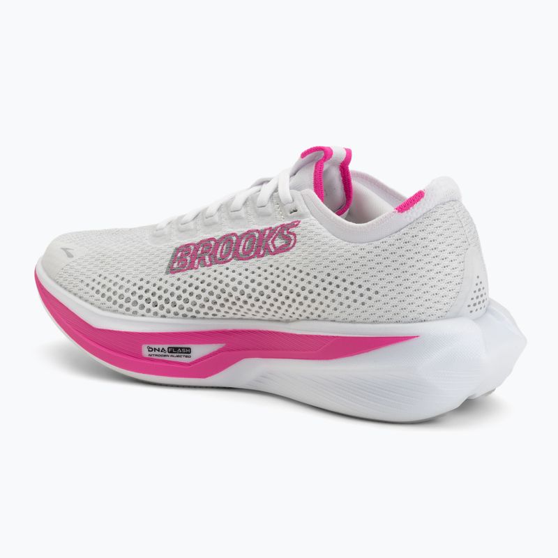 Buty do biegania damskie Brooks Hyperion 3 white/luminary/cyber pink 3