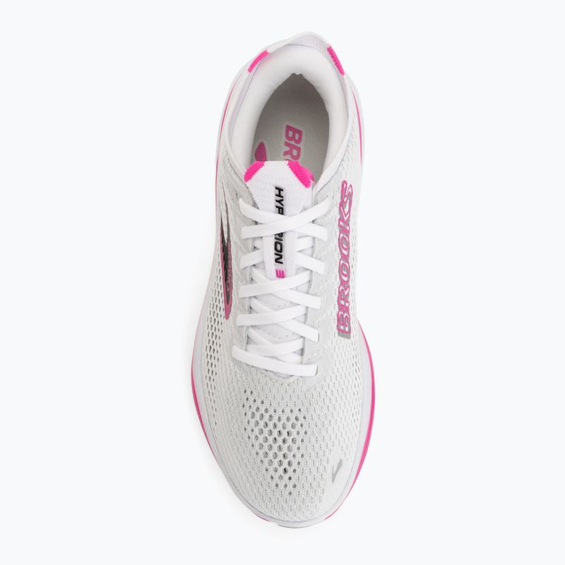 Buty do biegania damskie Brooks Hyperion 3 white/luminary/cyber pink 5