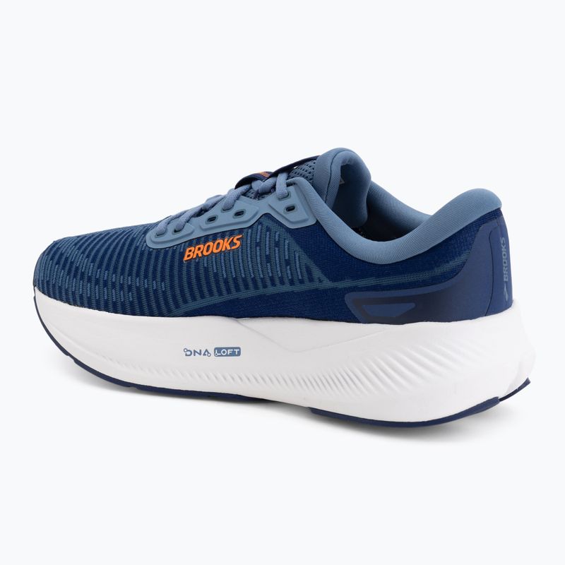 Buty do biegania męskie Brooks Revel Max beacon blue/moonlight/orange 3