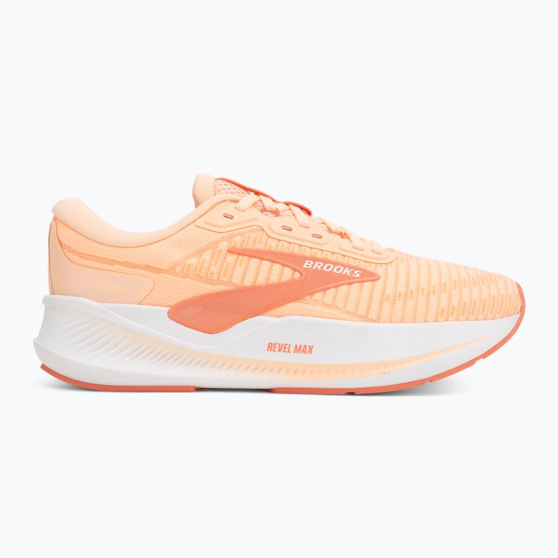 Buty do biegania damskie Brooks Revel Max peach echo/white 2