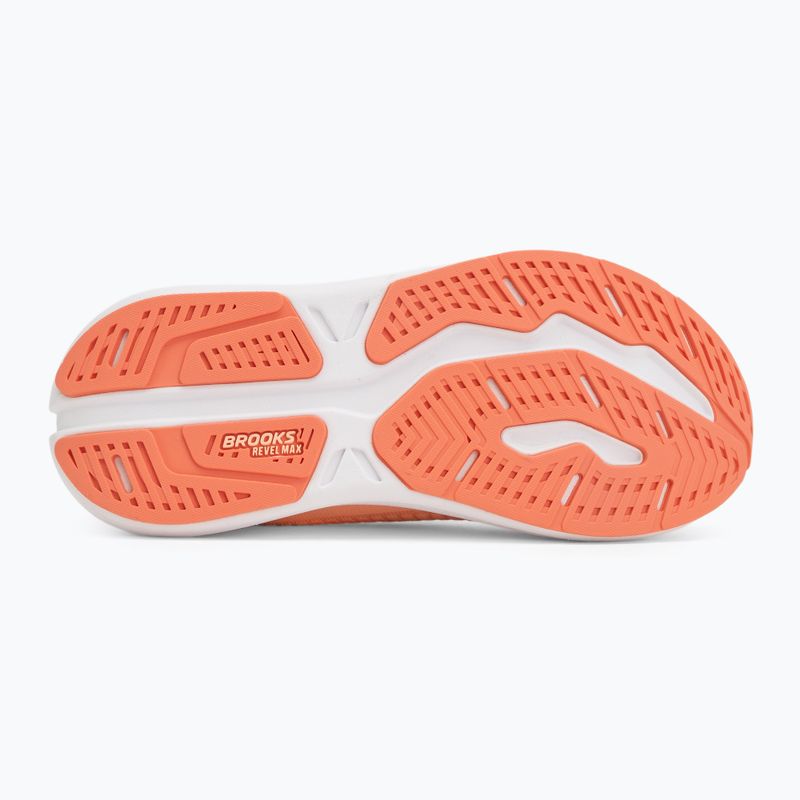 Buty do biegania damskie Brooks Revel Max peach echo/white 4