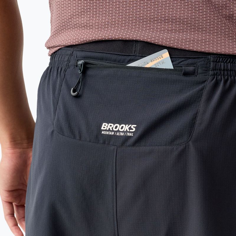 Spodenki do biegania męskie Brooks Cascadia 2-in-1 Short black 4