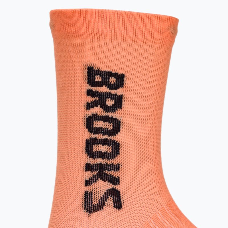 Skarpety do biegania Brooks Ghost Crew orange 3