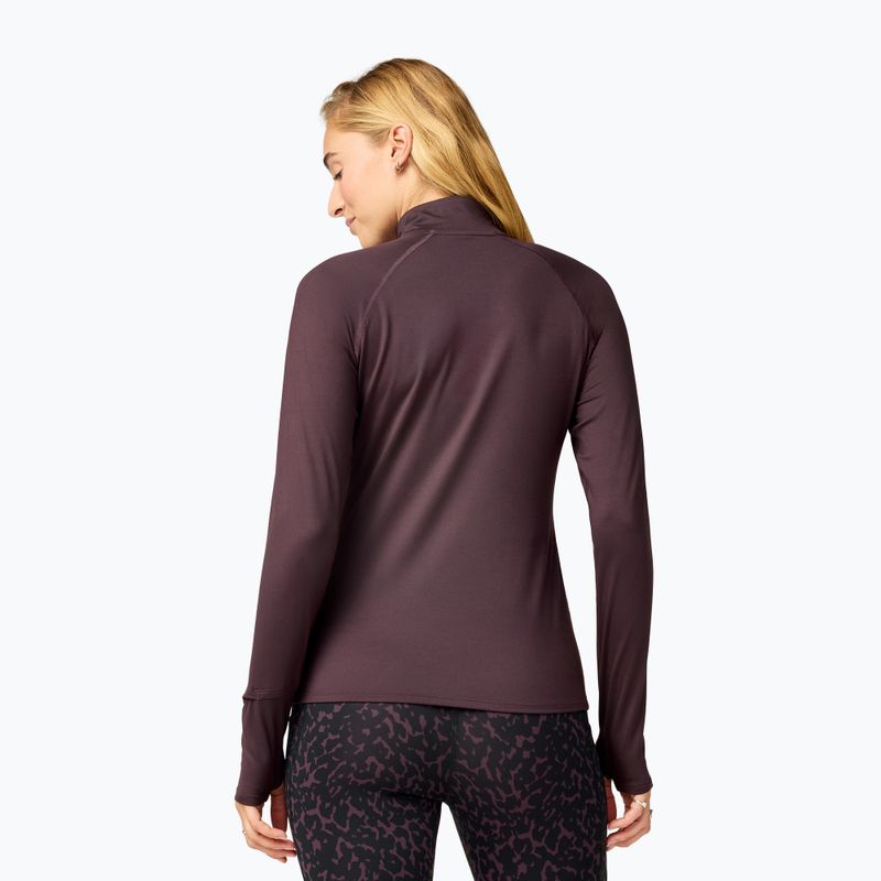 Bluza do biegania damska Brooks Dash 1/2 Zip 3.0 brown 2