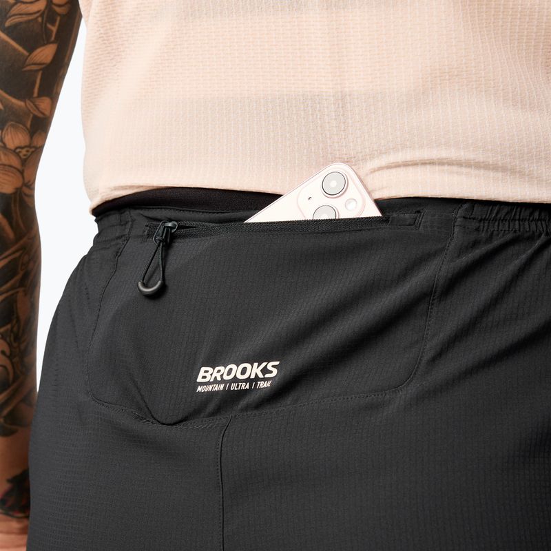 Spodenki do biegania damskie Brooks Cascadia 2-in-1 Short black 5