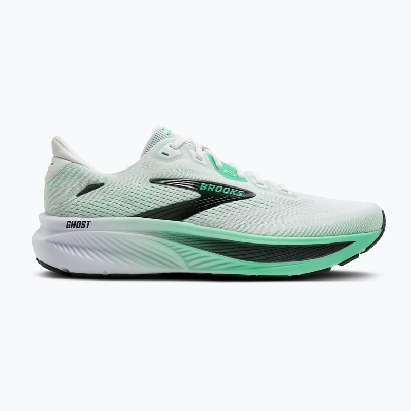 Buty do biegania męskie Brooks Ghost 18 white/spring bud/spruce 2