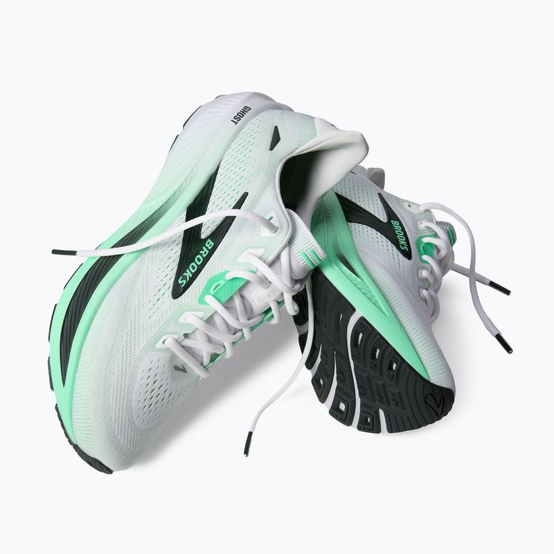 Buty do biegania męskie Brooks Ghost 18 white/spring bud/spruce 6