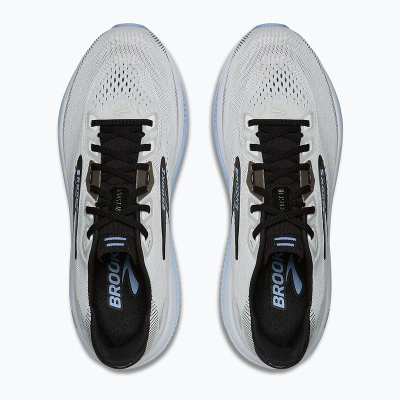 Buty do biegania męskie Brooks Ghost 18 white/black/open air 5