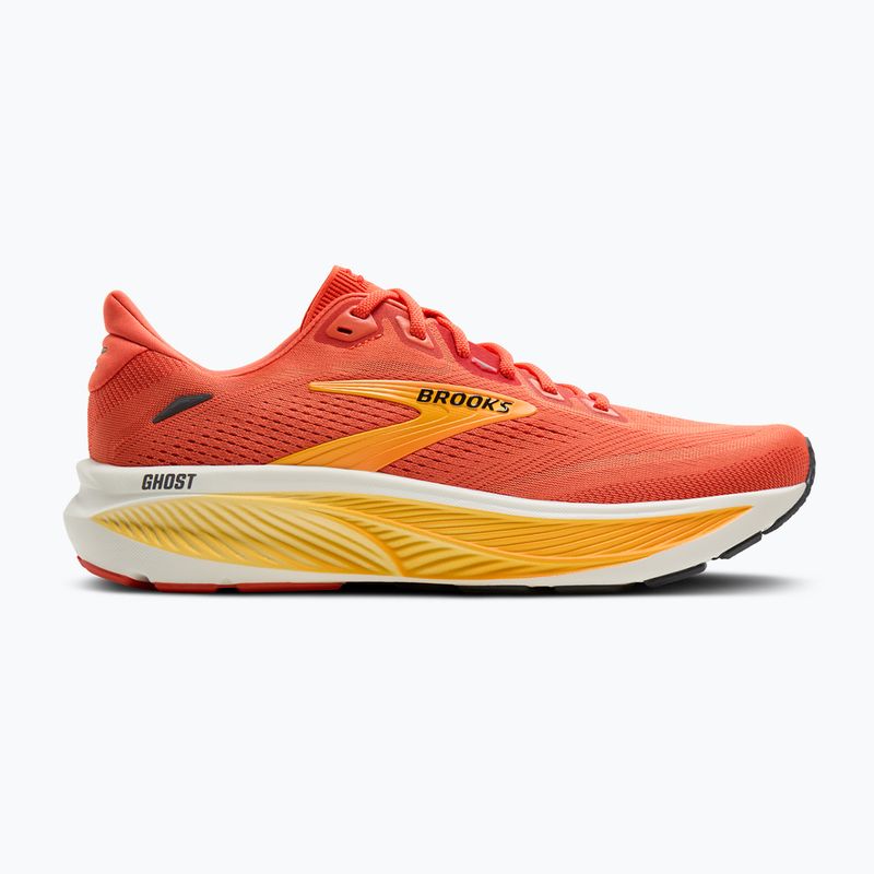 Buty do biegania męskie Brooks Ghost 18 tigerlily/orange/pearl 2