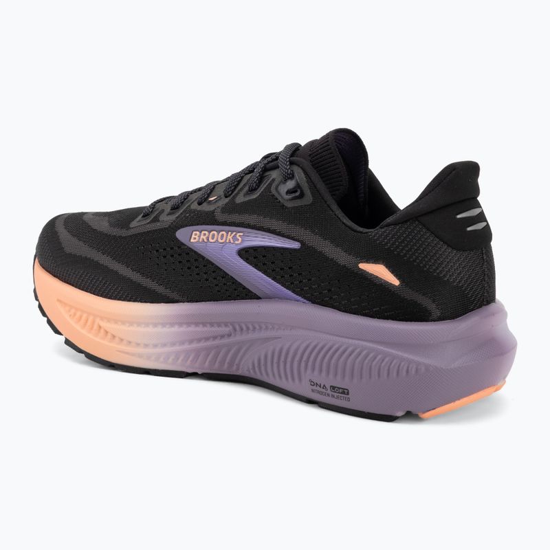 Buty do biegania damskie Brooks Ghost 18 black/mulled grape/peach 3