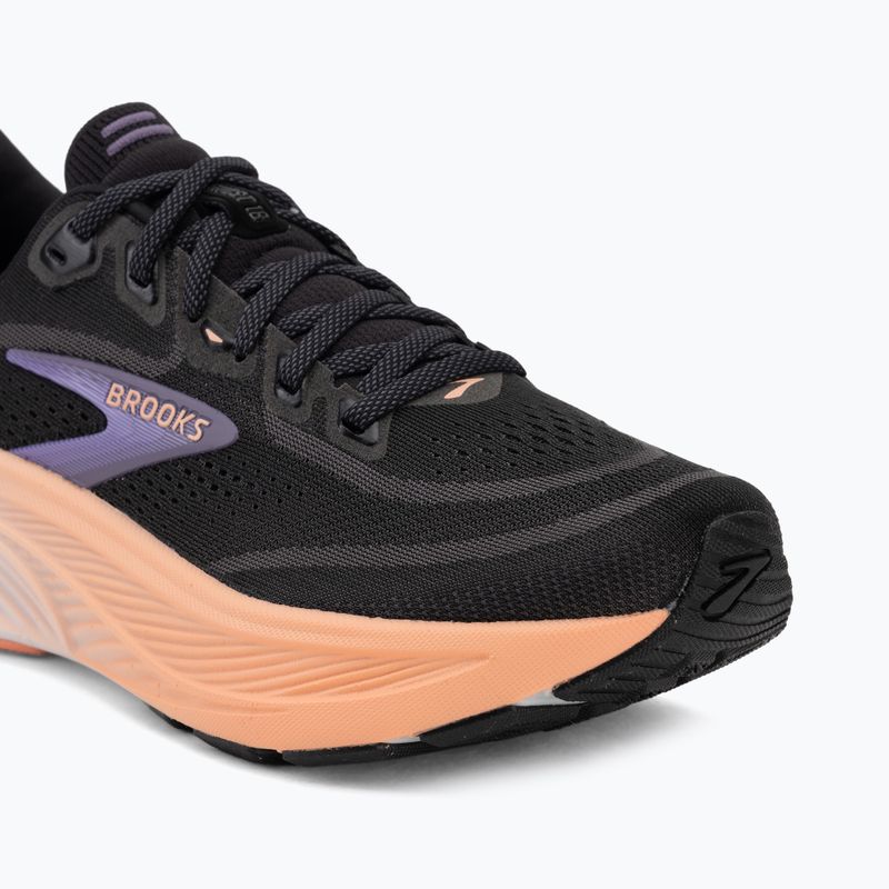 Buty do biegania damskie Brooks Ghost 18 black/mulled grape/peach 7