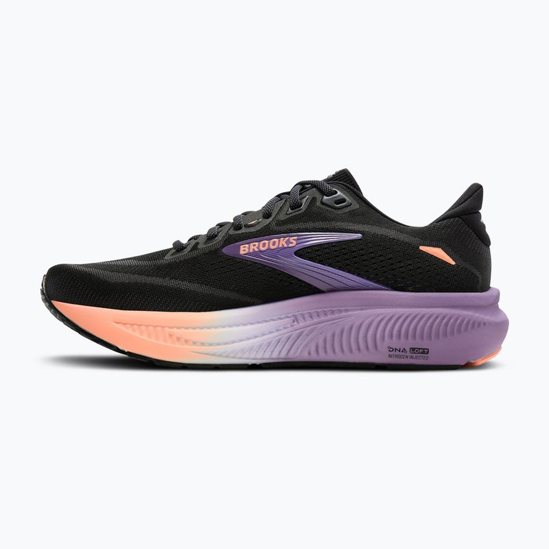Buty do biegania damskie Brooks Ghost 18 black/mulled grape/peach 3