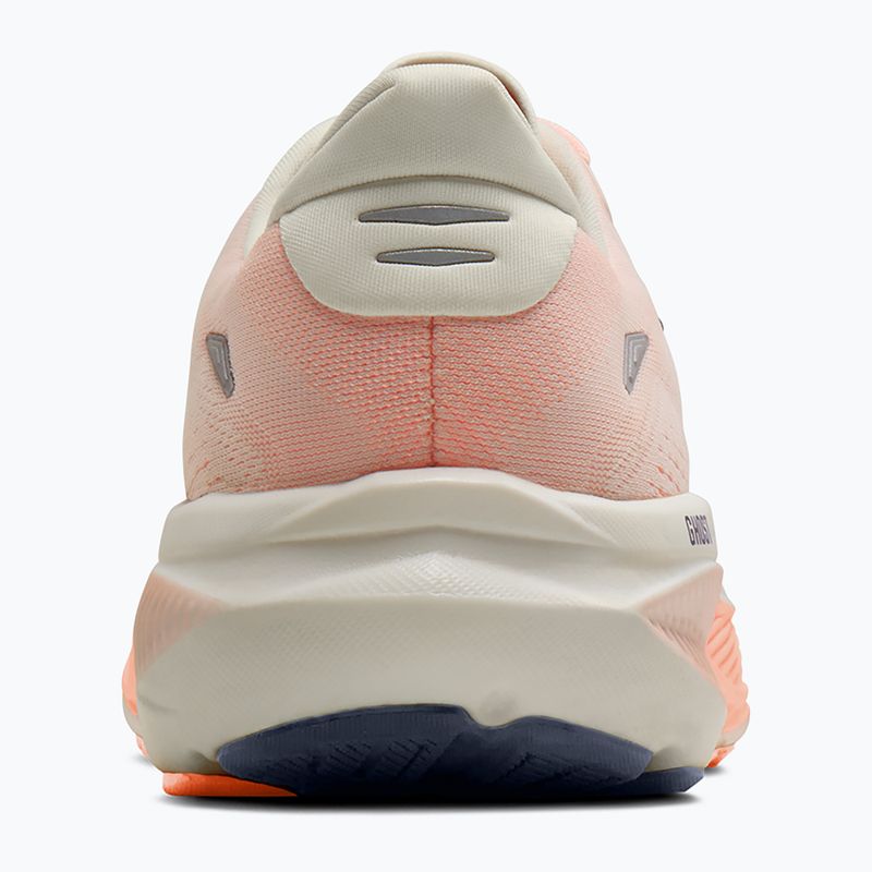 Buty do biegania damskie Brooks Ghost 18 star white/cyber peach/grey 5