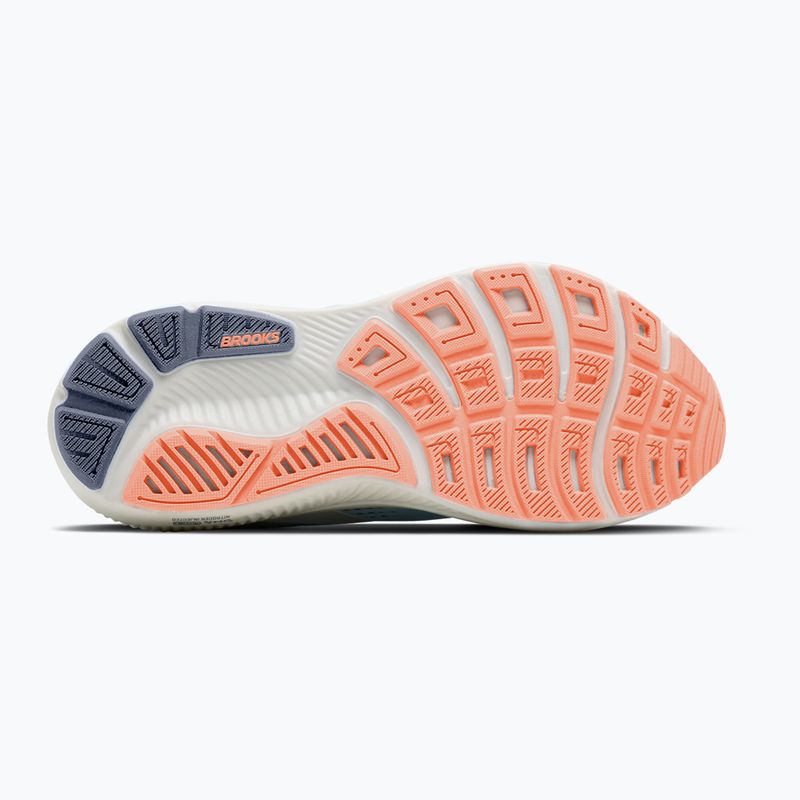 Buty do biegania damskie Brooks Ghost 18 star white/cyber peach/grey 6