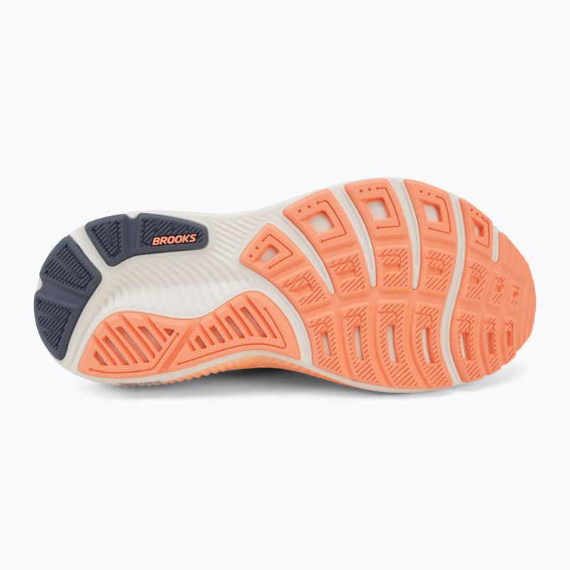Buty do biegania damskie Brooks Ghost 18 star white/cyber peach/grey 4