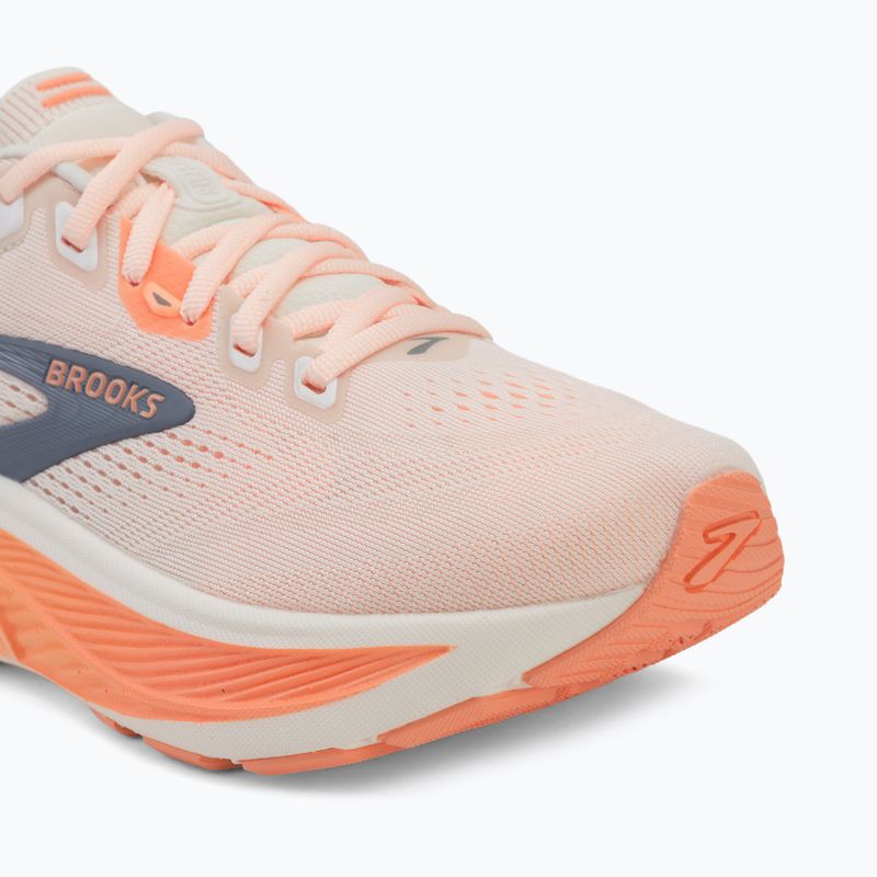 Buty do biegania damskie Brooks Ghost 18 star white/cyber peach/grey 7