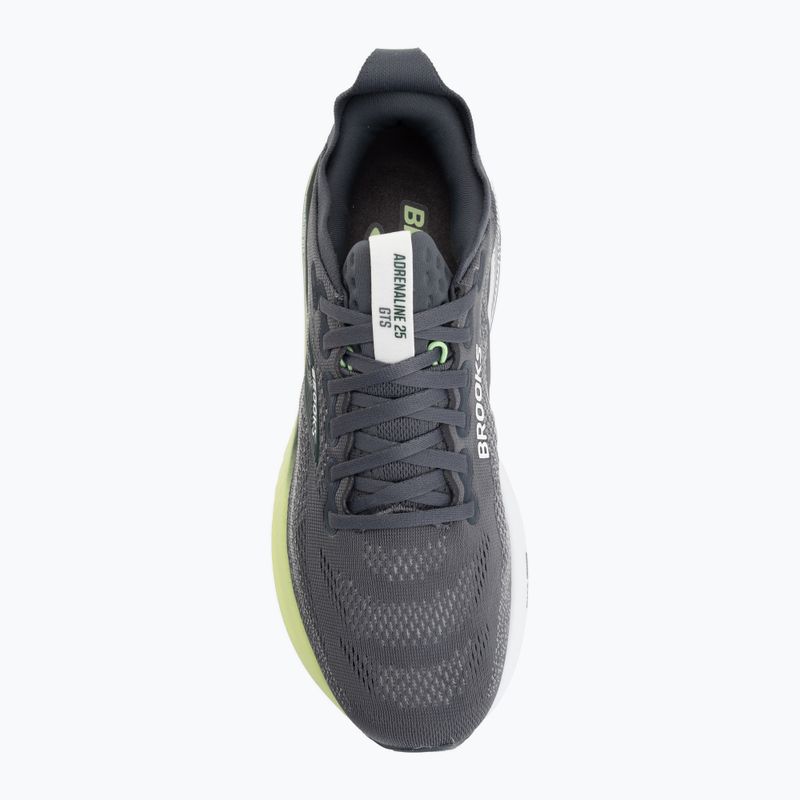 Buty do biegania męskie Brooks Adrenaline GTS 25 grey/paradise green/spruce 5