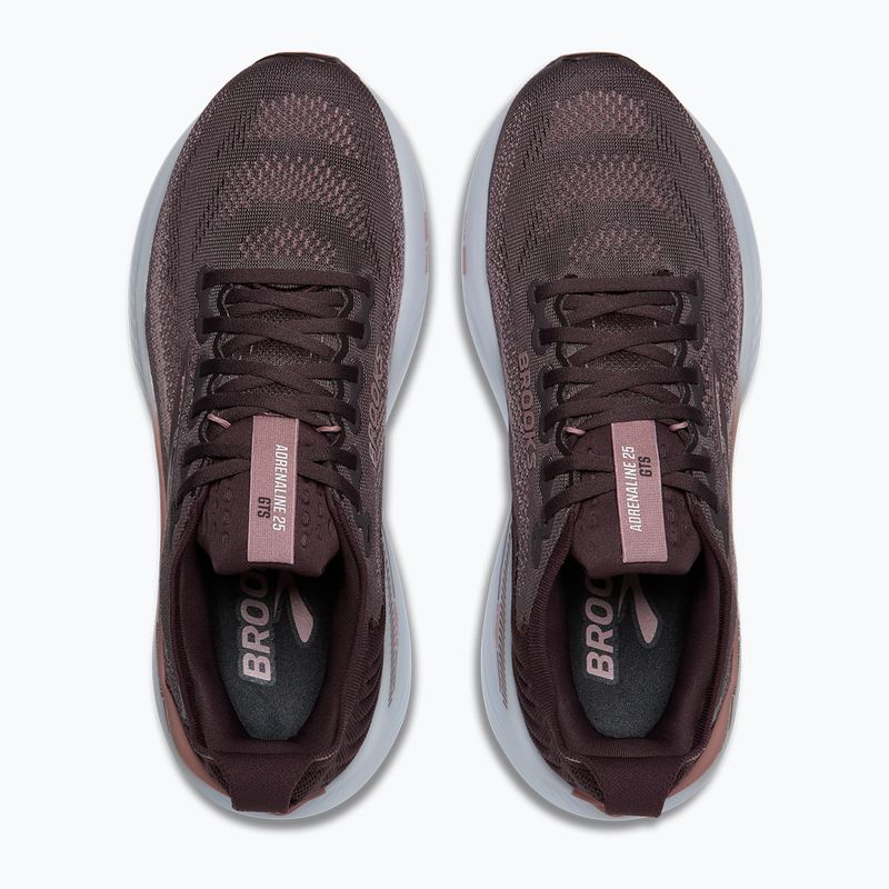 Buty do biegania damskie Brooks Adrenaline GTS 25 raisin/woodrose/white 5