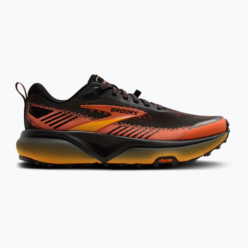 Buty do biegania męskie Brooks Cascadia 20 black/tigerlily/orange 2