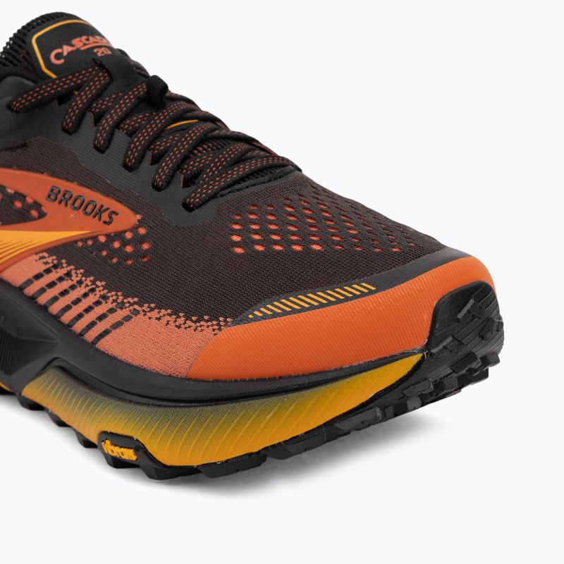 Buty do biegania męskie Brooks Cascadia 20 black/tigerlily/orange 7