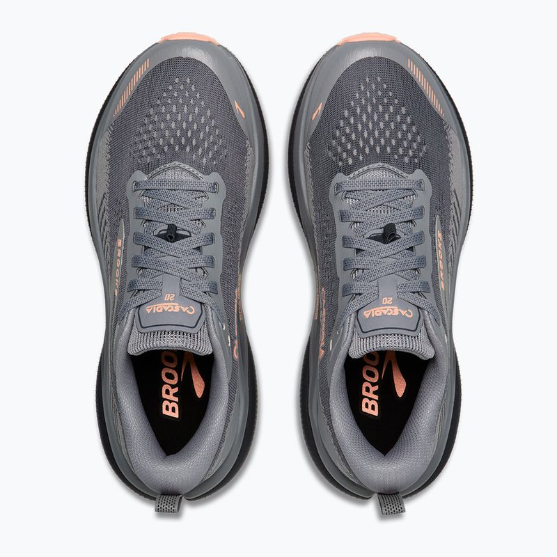 Buty do biegania damskie Brooks Cascadia 20 grey/grey/peach 4