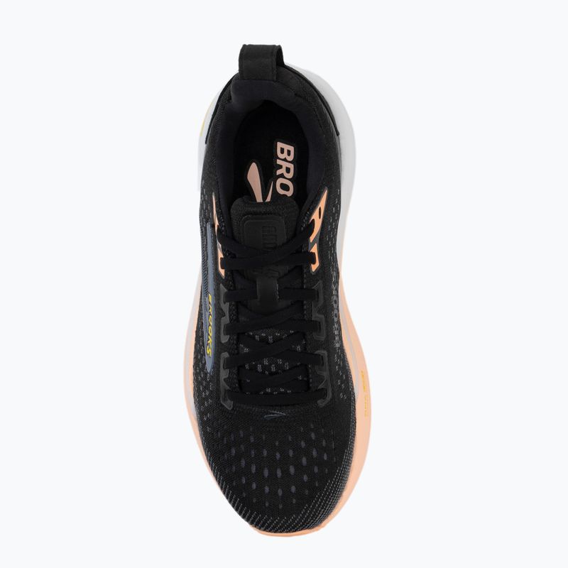 Buty do biegania damskie Brooks Ghost Max 4 black/folkstone/cyber peach 5
