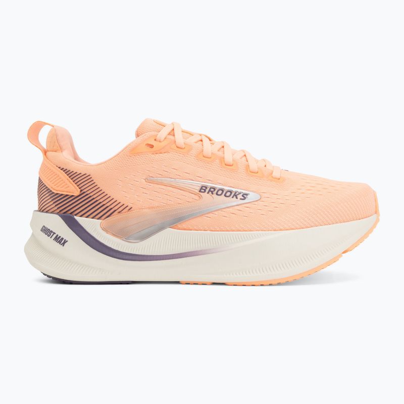 Buty do biegania damskie Brooks Ghost Max 4 cyber peach/grape/bluewash 2