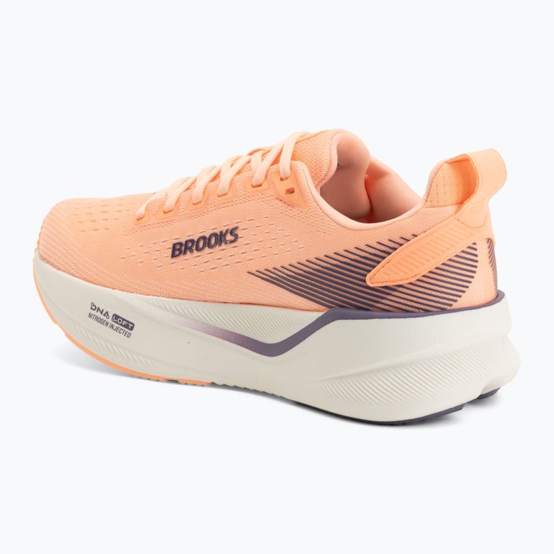 Buty do biegania damskie Brooks Ghost Max 4 cyber peach/grape/bluewash 3