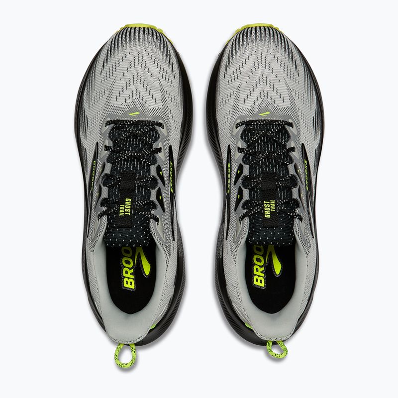 Buty do biegania męskie Brooks Ghost Trail grey/black/nightlife 5