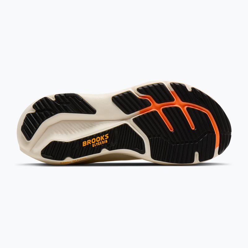 Buty do biegania męskie Brooks Glycerin 23 arctic wolf/angora/orange 4