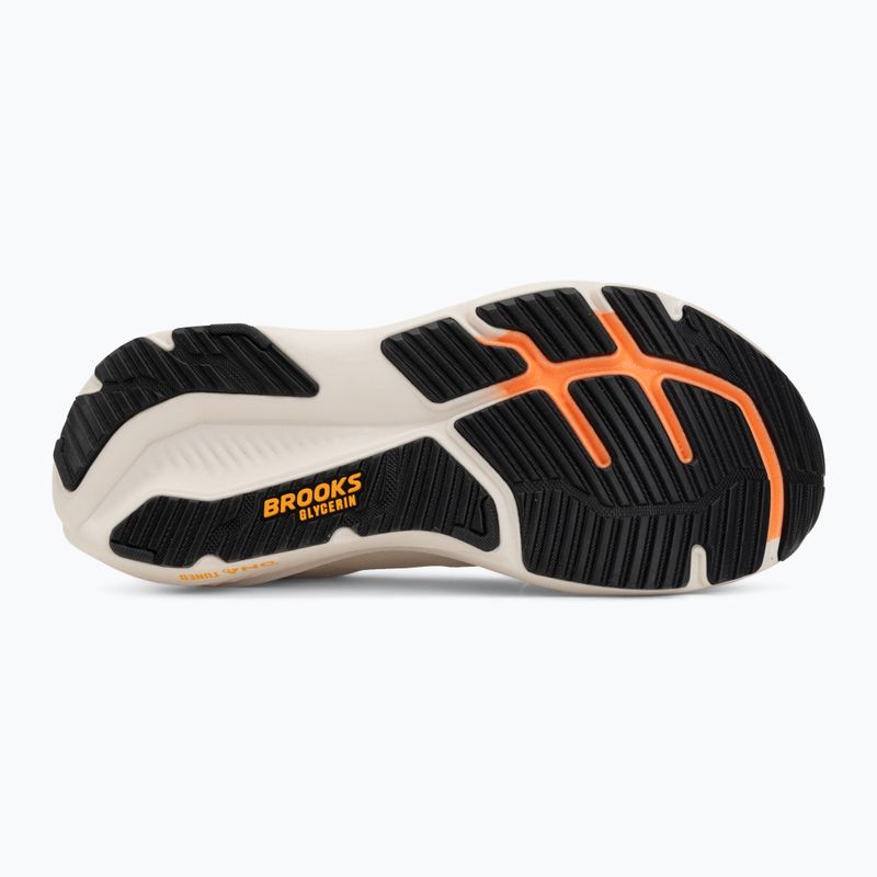 Buty do biegania męskie Brooks Glycerin 23 arctic wolf/angora/orange 4