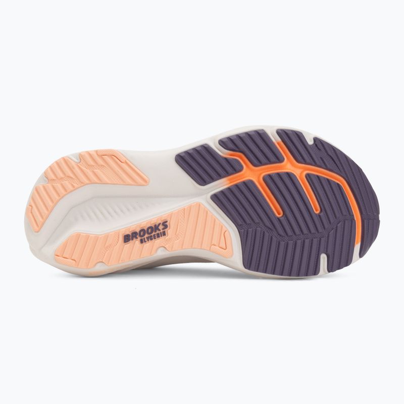 Buty do biegania damskie Brooks Glycerin 23 white/mulled grape/clear 4
